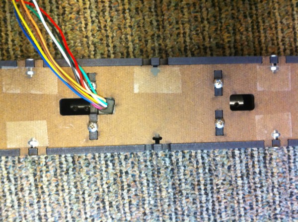 Gantry panel with accessible shaft connectors. Gantry panel with accessible shaft connectors.